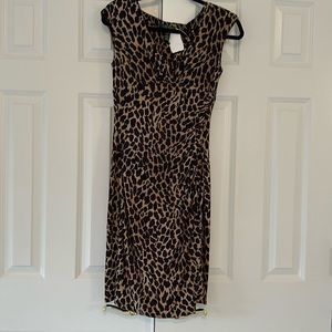 NWT Lauren Ralph Lauren Size 2 Lepoard Dress